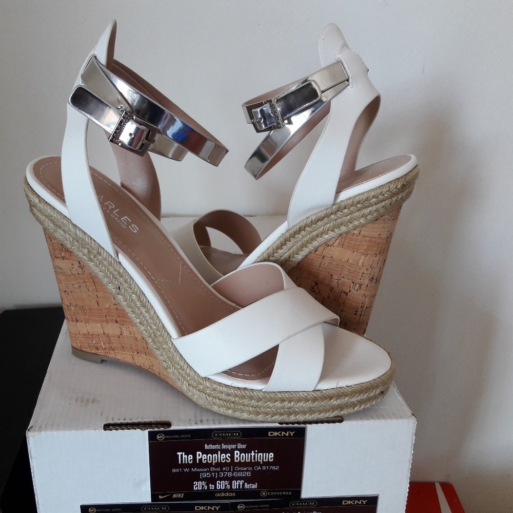 Charles by Charles David leather wedges